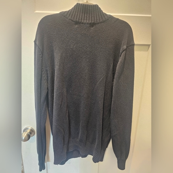 Oscar De La Renda Navy Blue Button Front Cardigan Sweater Large - Picture 4 of 11